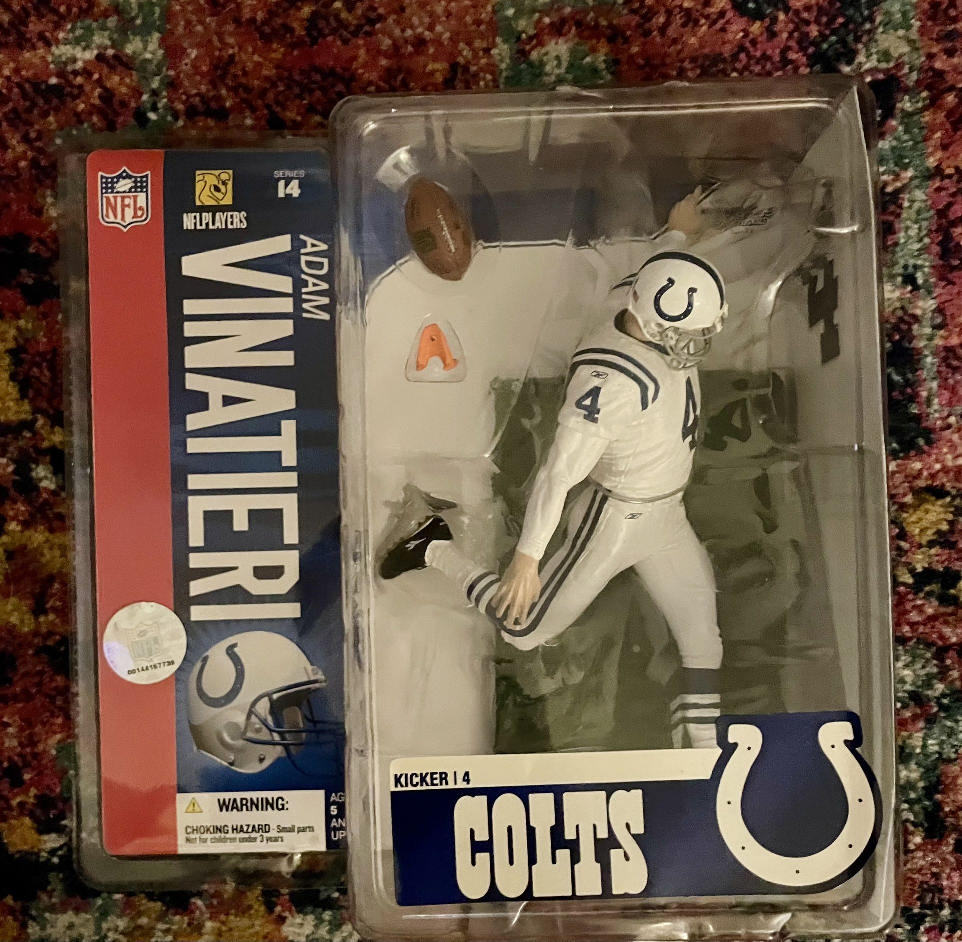McFarlane Toys NFL Indianapolis Colts Sports Picks Series 14 Adam Vinatieri Action Figure