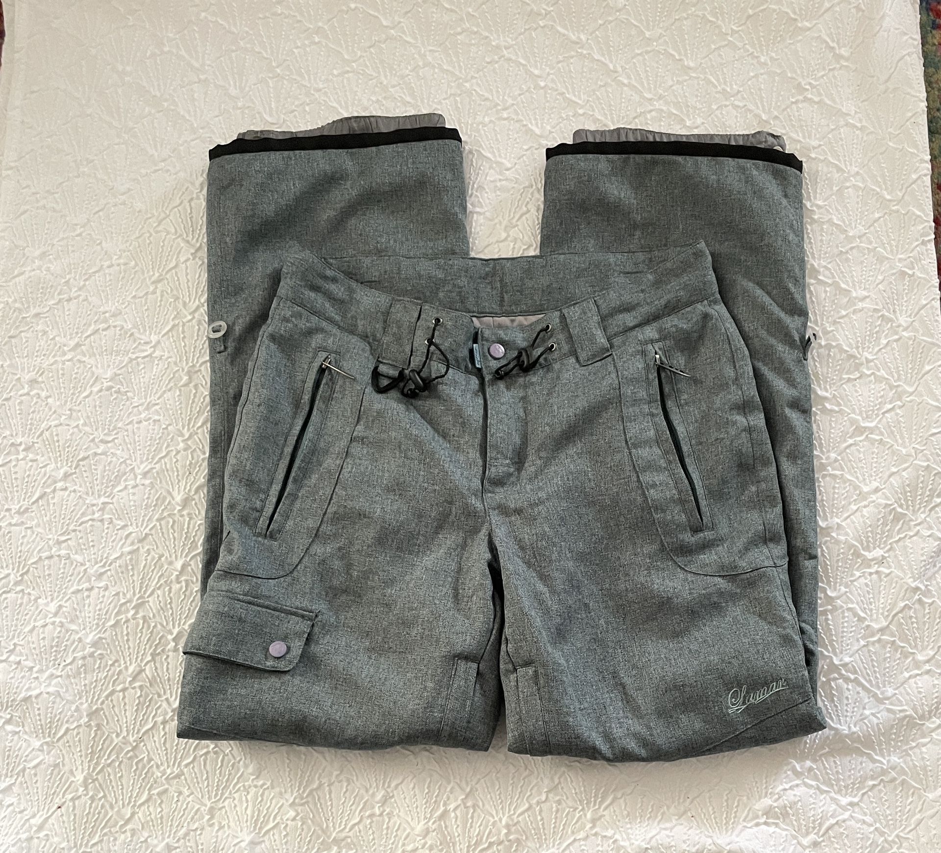 LAMAR Women’s Gray Ski Snow Pants Sz L