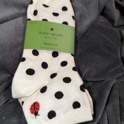 Kate Spade Quarter Socks 3 Pack Nwt