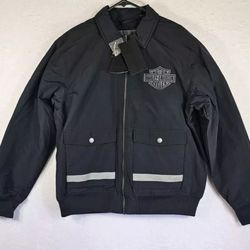 XL Harley Davidson Jacket With Vest Two In One 