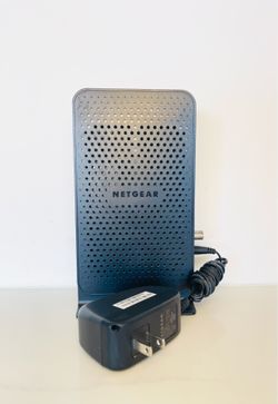 NETGEAR N600 C3700V2 Wireless WIFI DOCSYS 3.0 Cable Modem Router + Power Adapter