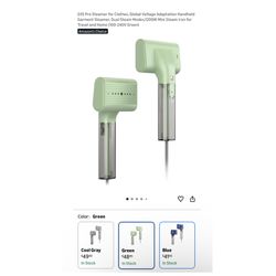 Brand new G10 Pro Steamer for Clothes, Global Voltage Adaptation Handheld Garment Steamer, Dual Steam Modes,1200W Mini Steam Iron for Travel and Home 