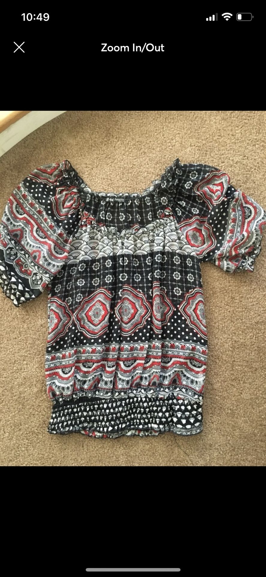 Super Girly Janette Brand Sexy Blouse