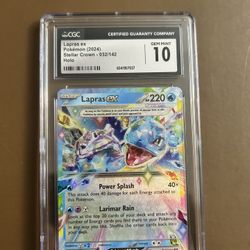 Pokemon TCG Lapras Ex #32 Stellar Crown
