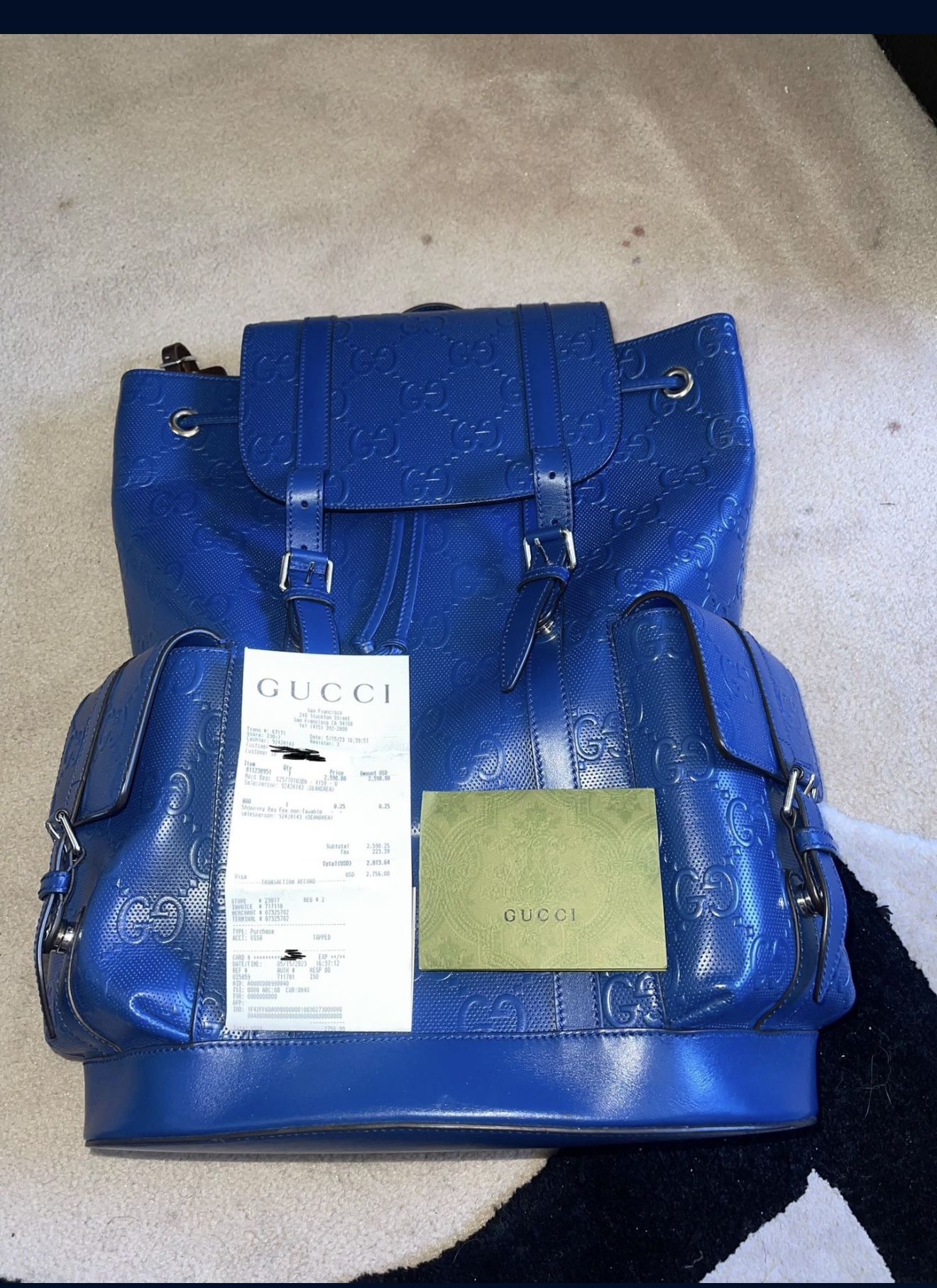 Gucci Leather Backpack