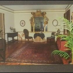 John D. Rockefeller The Casements Room Winter Home Ormond Beach Florida RPPC Postcard Post Card Photo Collectible Vintage