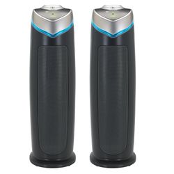 Set of 2 Germ Guardian 22 inch 3-in-1 True HEPA Filter Air Purifier & Cleaner for Home Provides 99% Cleaner Air with UV-C Light