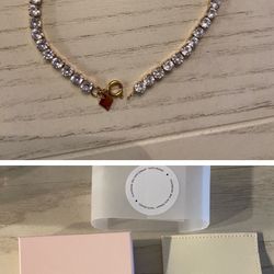 Tennis Bracelet Sparkling Zirconia Size 7.5 Waterproof  