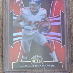 2025 Odell Beckham Jr. Leaf Metal 1/1 Pre-Production PROOF Mint