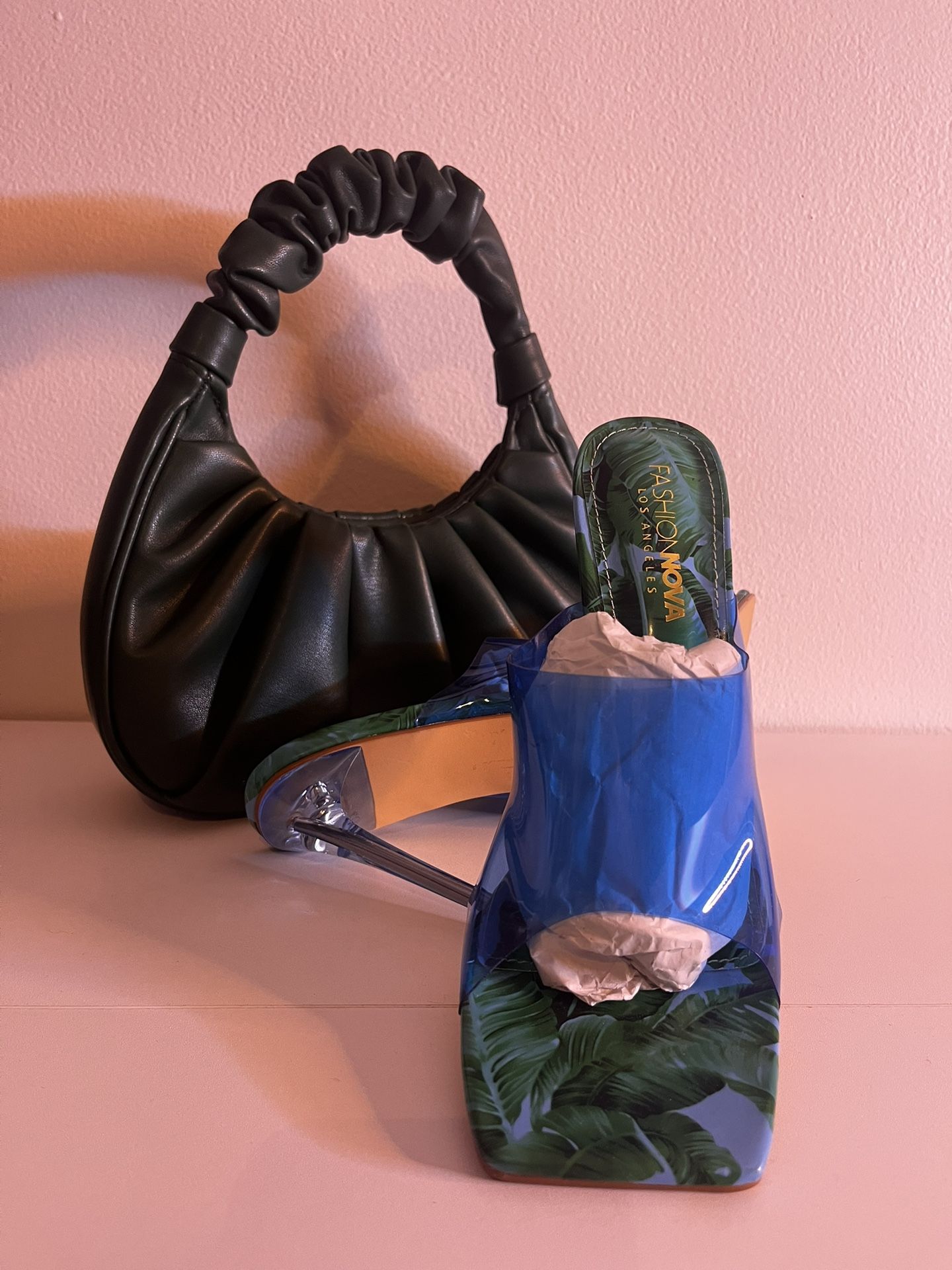 Fashion Nova Heels With Purse Combo