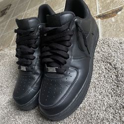 Men’s black af1 size 9.5