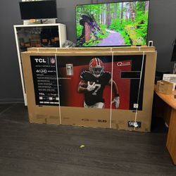 100 INCH TCL Q CLASS SMART 4k TV NEW DELIVERY AVAILABLE 