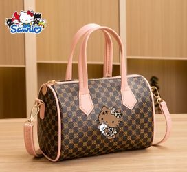 Sanrio Hello Kitty Vintage Color Block Print Tote Bag