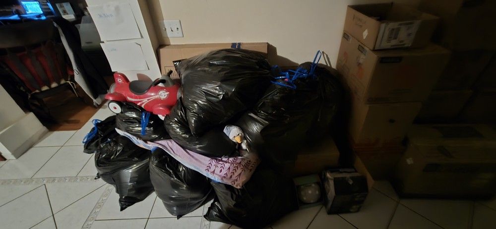 Lots Of Clothes Bag Of New Crocs Children Toys Very Cheap
