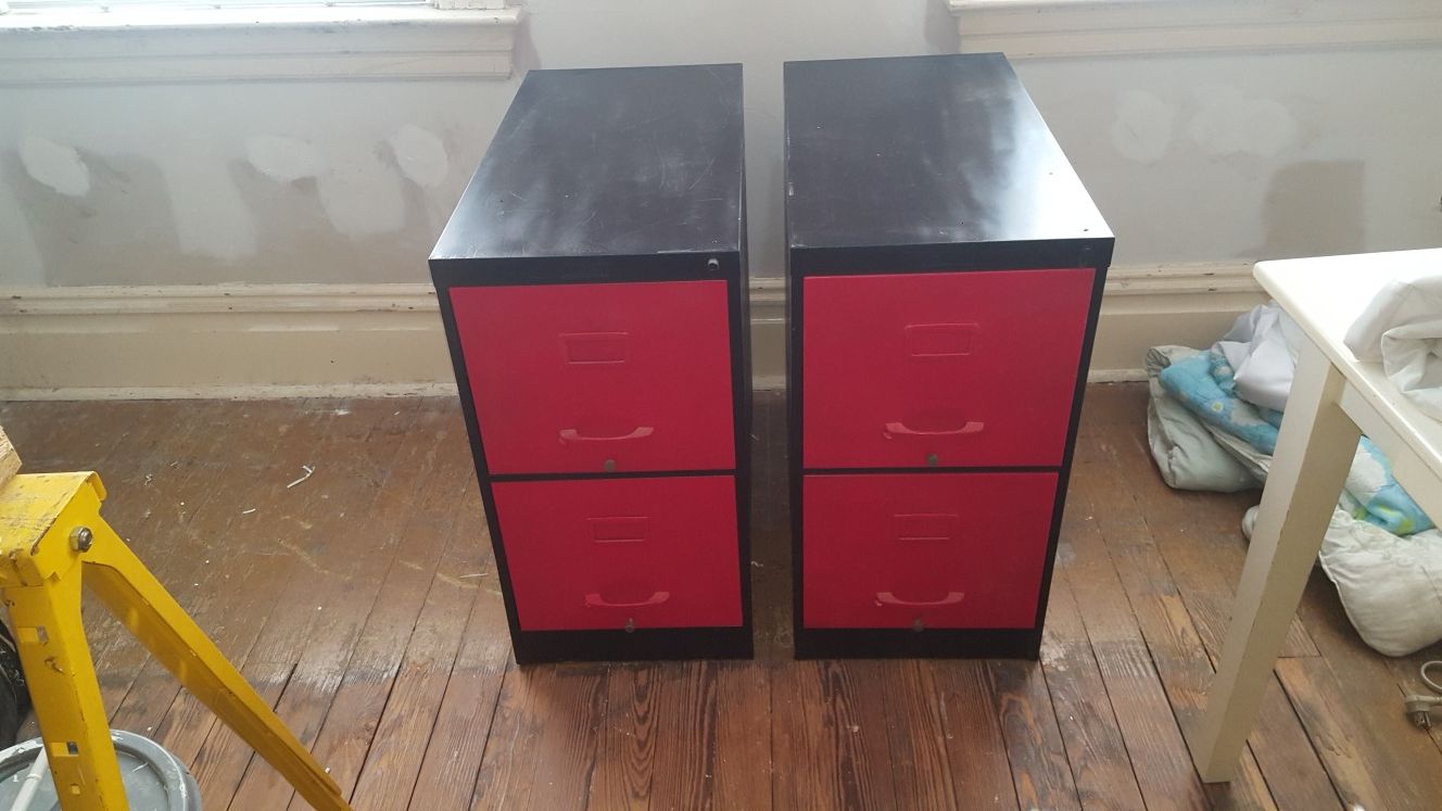 File cabinets