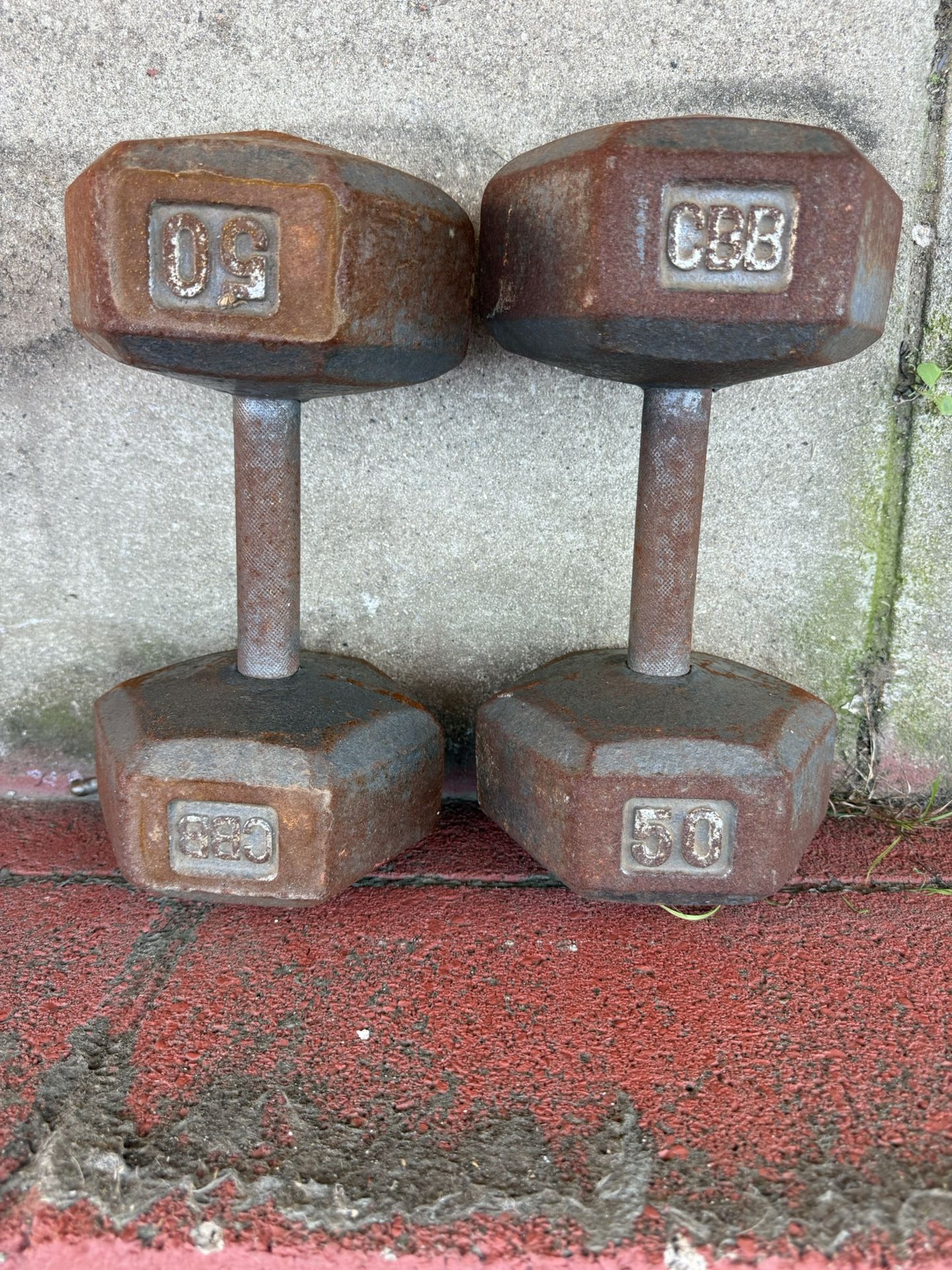 50 Lbs Dumbbell Weights 