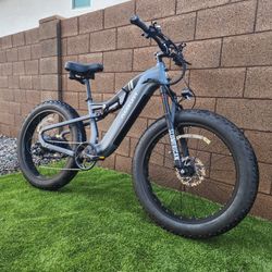 Puckipuppy Electric Full Suspension Mountain Bike 
