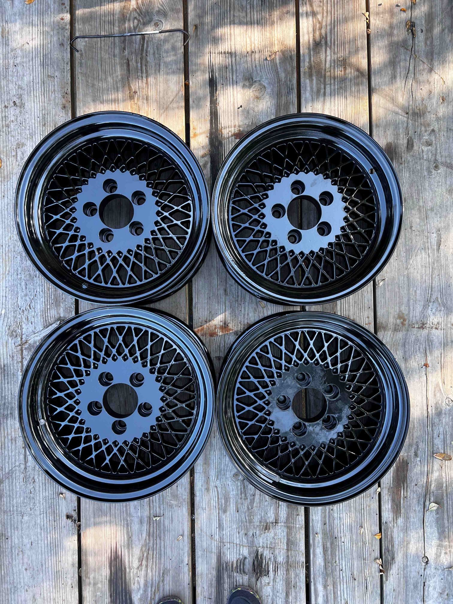 Enkei wheels 15" rims 20 offset OBO