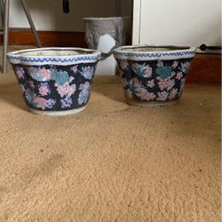 Matching Ceramic Plant Pots