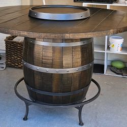 Whiskey/Wine Barrel Table 