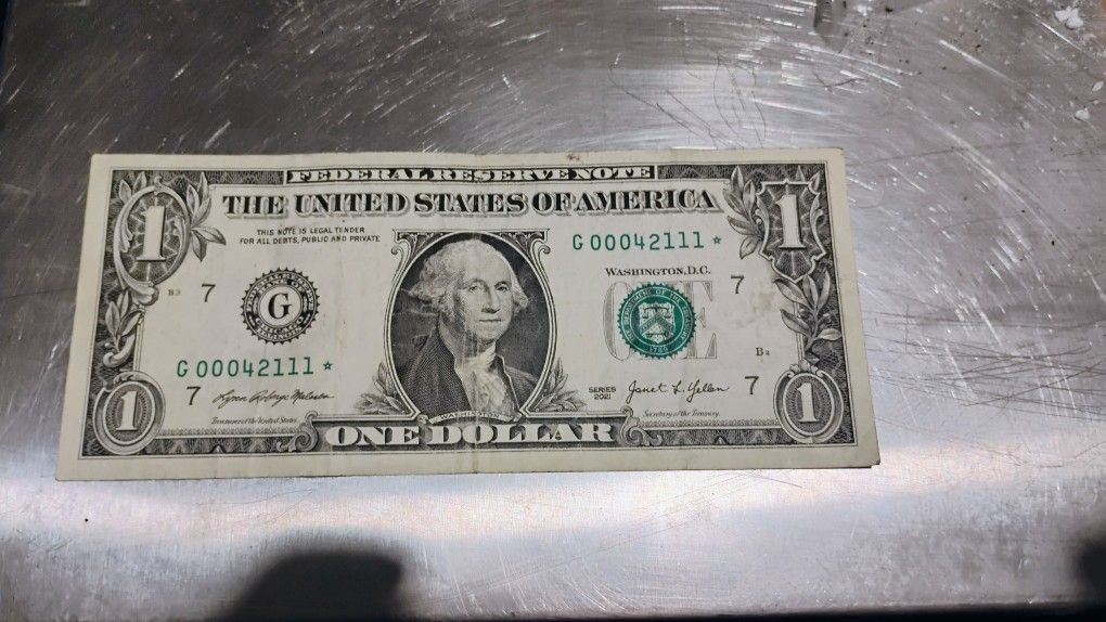 Star Note, Very Cool Low Number