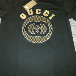 G.u.c.c.i Designer Logo Shirt SIZE Large 