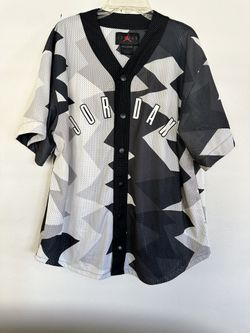 Air Jordan Essentials Snap Button Jersey Top FB7338-200 Mens Size M NWOT