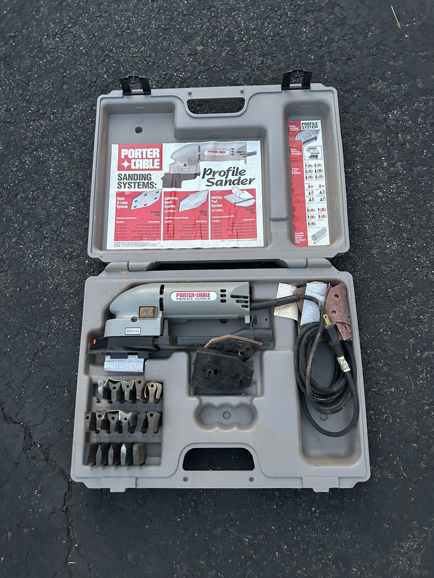 Portable Cable Profile Sander