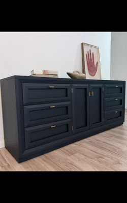 Professional Restored Dresser / Credenza By Thomasville
  74”L x 18”W x 30.5”H