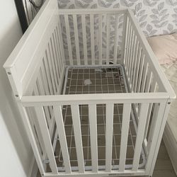 Skylar Delta 6 In 1 Baby Crib  With Breathable Mattress