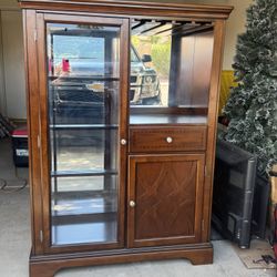 Awesome Hutch, has glass shelves 44 1/2 x 18 1/2 and 60 inches tall $200