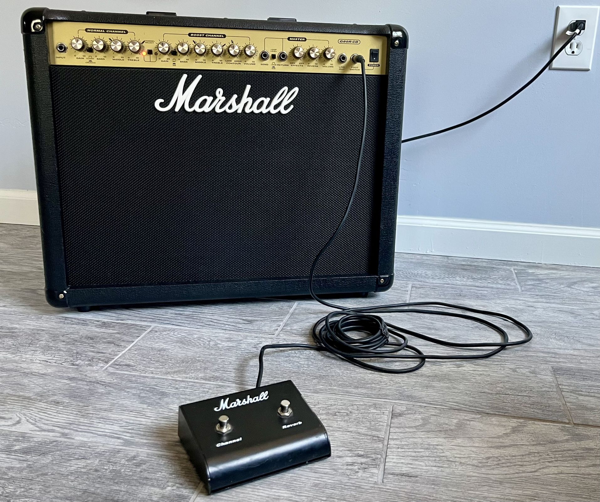 2000 Marshall MG80RCD 80W 1x12” Combo Amp