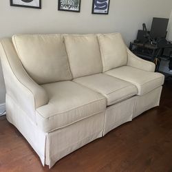 Cream Fabric Couch
