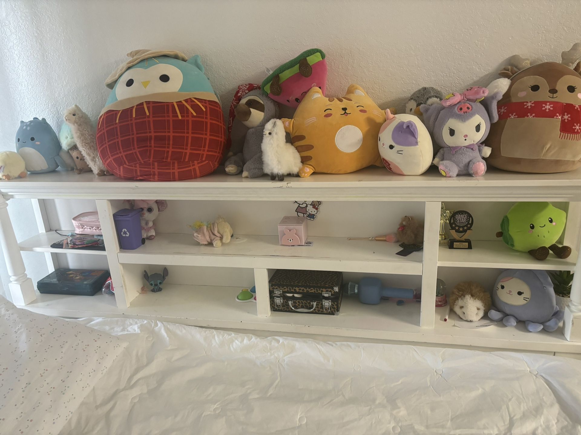 White Twin Bed With Mattress