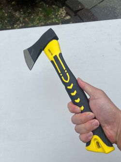 Hatchet Axe with Yellow and Black Handle
