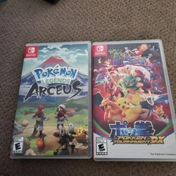Pokemon Legends Arceus & Pokken Tournament 