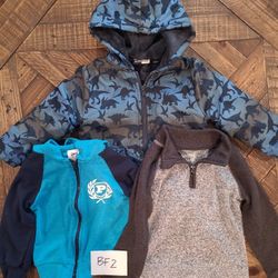 Boys 2T Dinosaur Jacket And Seaters