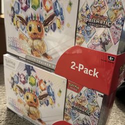 Pokémon Prismatic Evolutions Costco 2-Packs