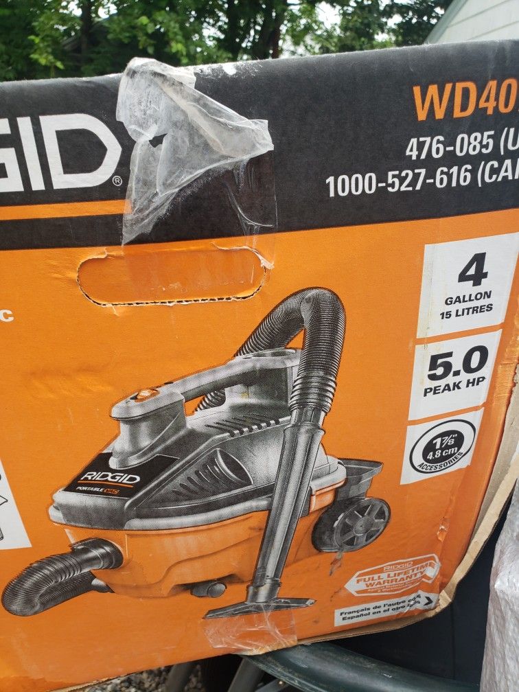 Ridgid Portable Wet/Dry Vac