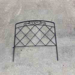Wrought Iron Garden Fencing  16 Piece