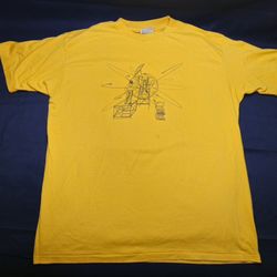 VINTAGE 1982 Cotton Expressions Quantum Science Art Tee Shirt XL Made In USA