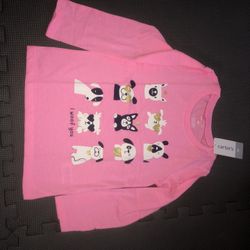 Girl T-shirt 4T Carters New