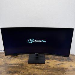 ArcticPro 34inch 200Hz Curved Gaming Monitor, WQHD 3440*1440p, 1ms Response Time