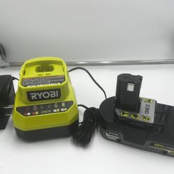 RYOBI ONE+ 18V HP High Performance 2.0AH Battery & Charger 