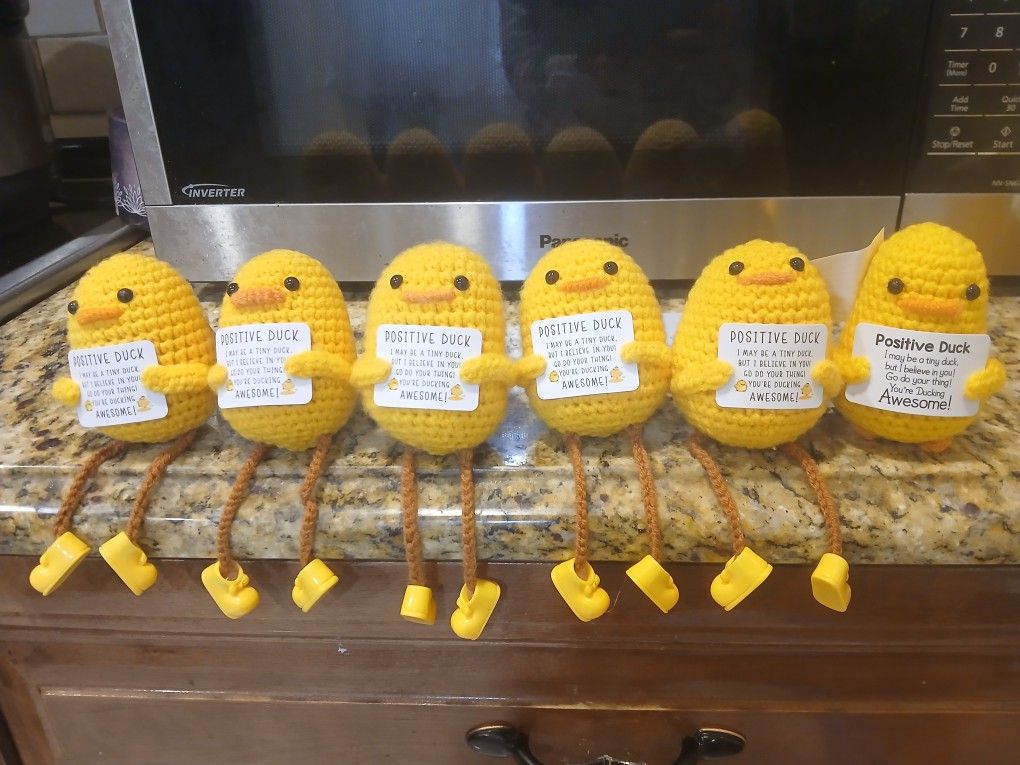 Crochet Duck With Message