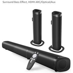 SALE!!!Sound Bar, 100W Sound Bar for Smart TV, 