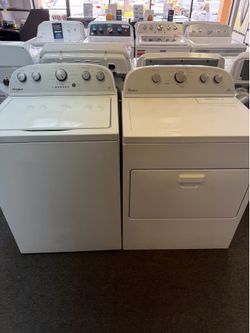 Whirlpool washer and dryer