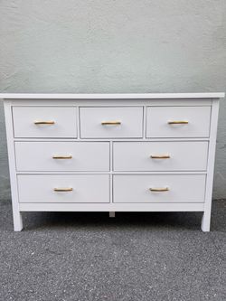 Modern white dresser