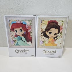 Q Posket Ariel and Belle Figures 