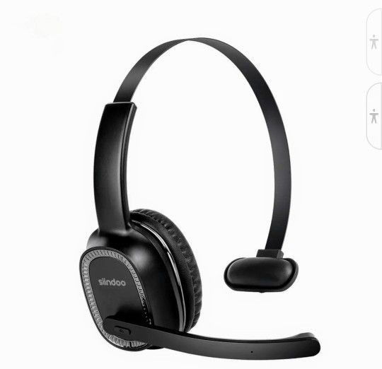 Sindoo Headphones for Devices, Black Trucker Bluetooth Headset, Wireless Phone's